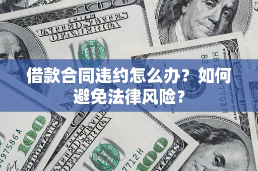 武汉借款合同违约怎么办？如何避免法律风险？