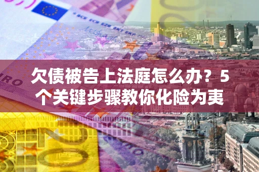 武汉欠债被告上法庭怎么办？5个关键步骤教你化险为夷